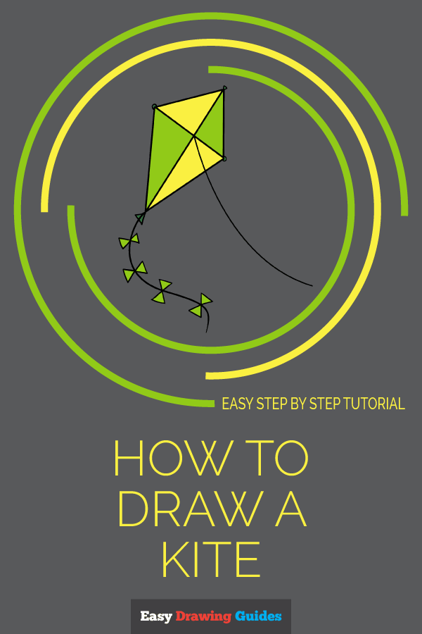 600x900 How To Draw A Kite - Kite Images For Drawing