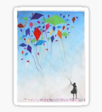 210x230 Kite Drawing Stickers Redbubble - Kite Images For Drawing