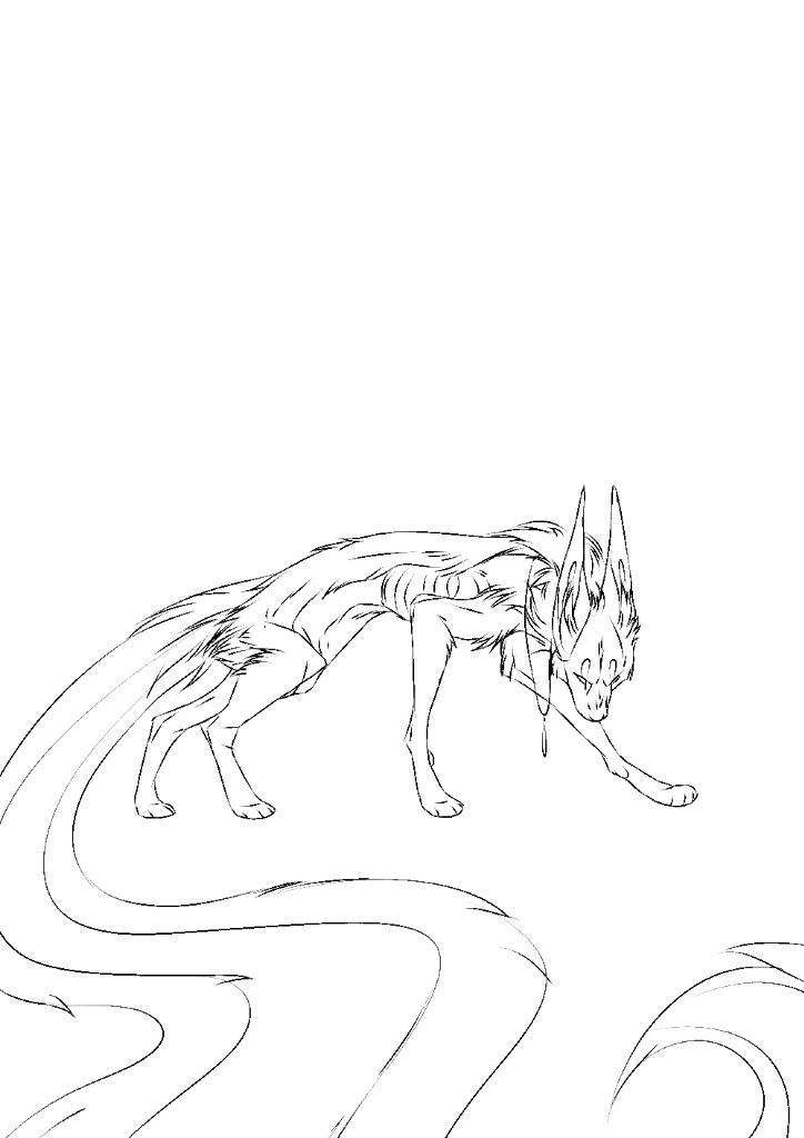 724x1024 w i p kitsune drawing arts and ocs amino - Kitsune Drawing