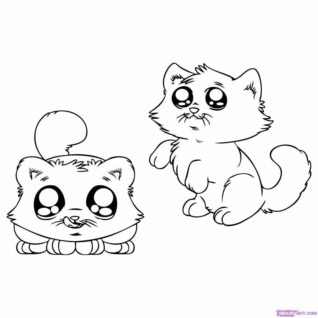 1024x1024 kitten cartoon drawing and cartoon kitten drawing draw cartoon - Kitten Cartoon Drawing