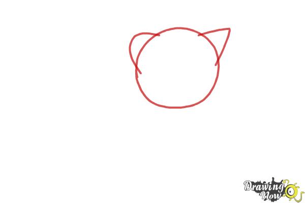 600x400 How To Draw A Kitten Step - Kitten Drawing Images