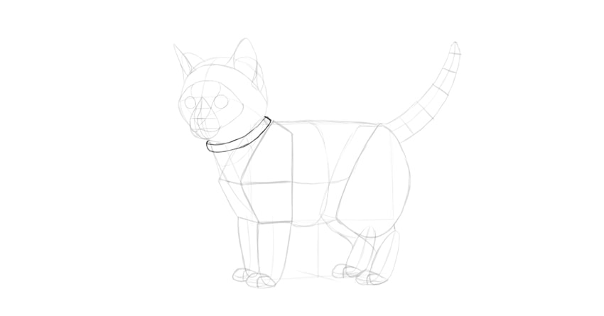 850x445 How To Draw A Super Cute Kitten Step - Kitten Drawing Step By Step