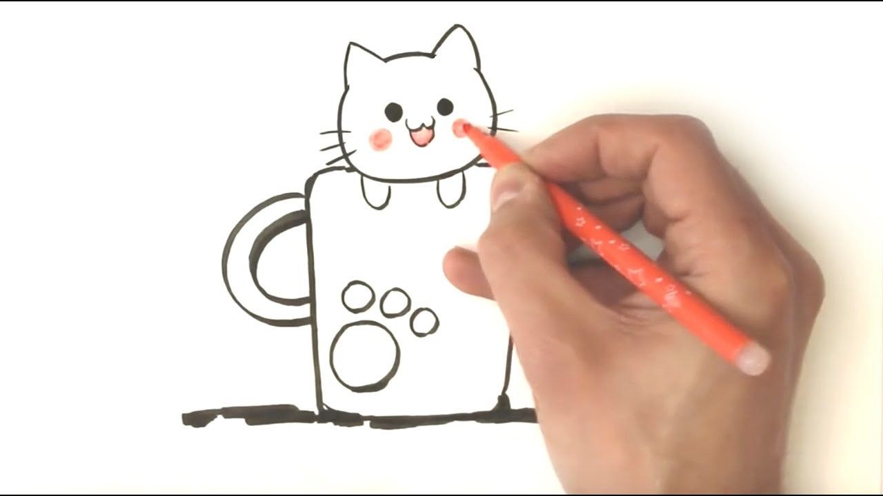 Включи как нарисовать котенка