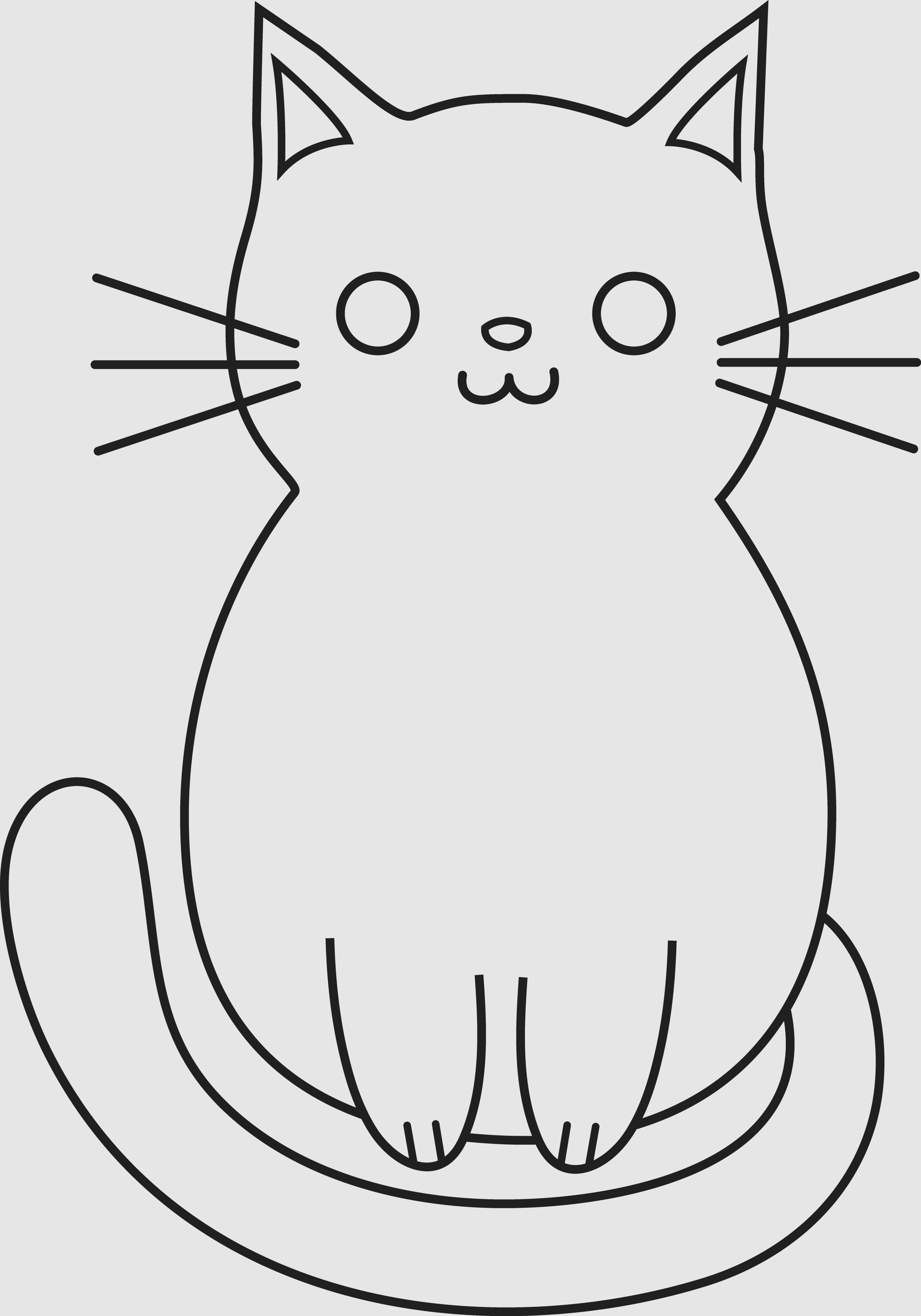 3351x4787 How To Draw A Cute Kitten Face Tabby Cat Face Drawing Art - Kitten Face Drawing