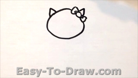458x258 How To Draw A Cartoon Kitty Cat - Kitty Drawing Easy