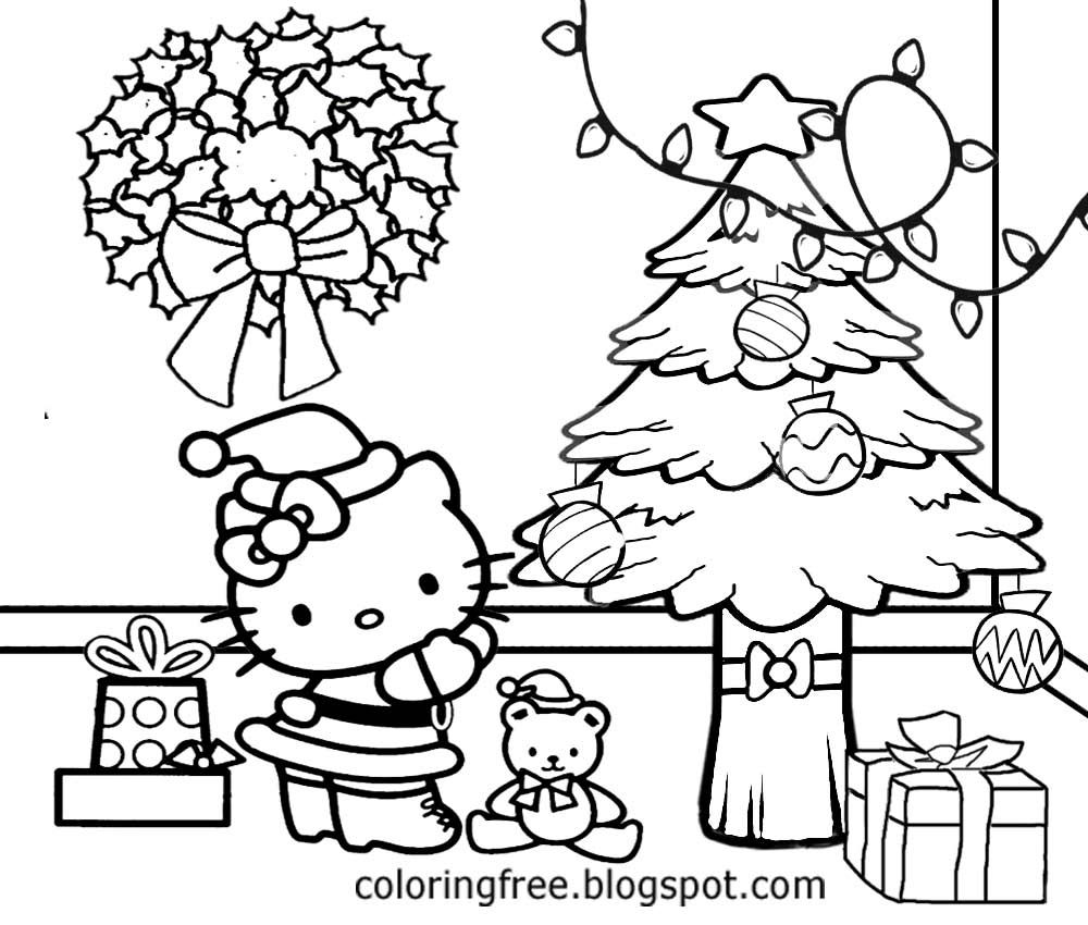 1000x850 Hello Kitty At Museum Coloring Pages With Lets Coloring Book Easy - Kitty Drawing Easy