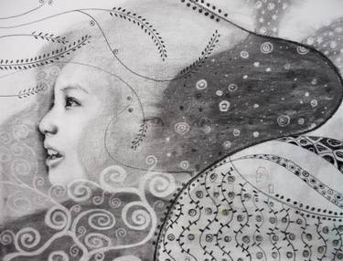 375x286 Stage Of Happiness - Klimt Drawings