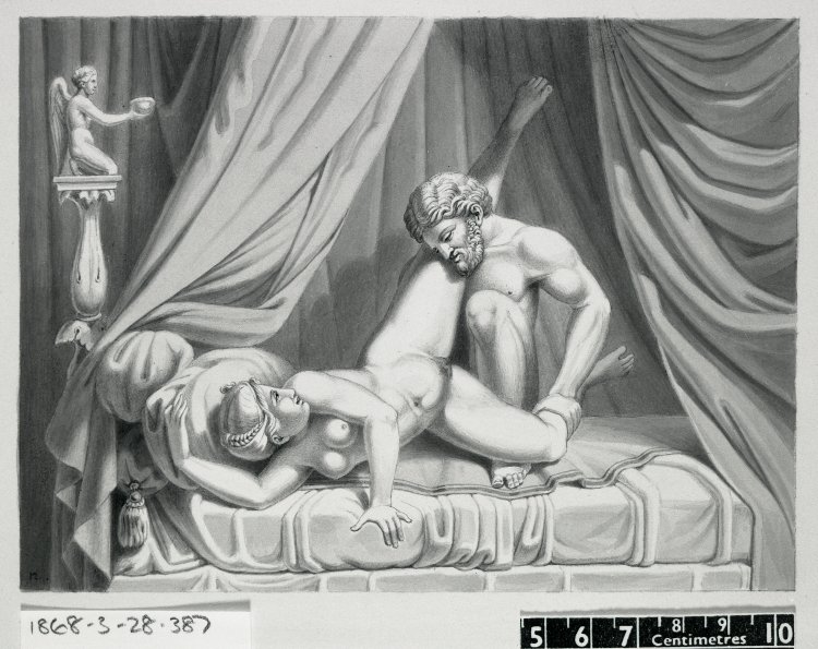 750x595 British Museum - Kneeling Angel Drawing