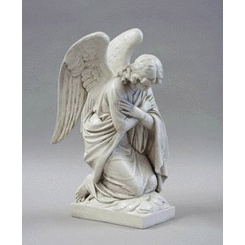 500x500 Kneeling Angel Arms Crossed The Catholic Company - Kneeling Angel Drawing