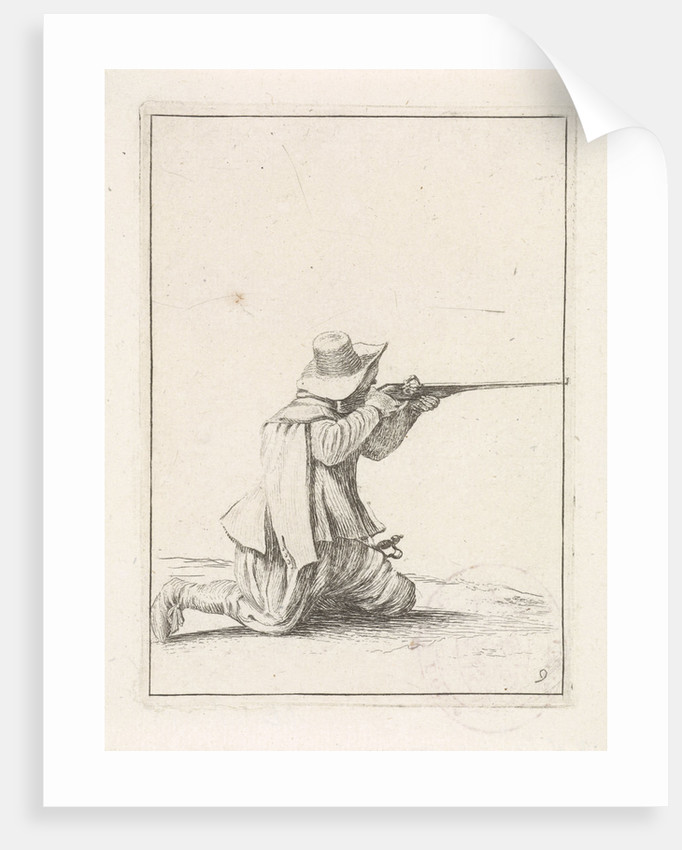 682x850 kneeling soldier posters prints - Kneeling Soldier Drawing