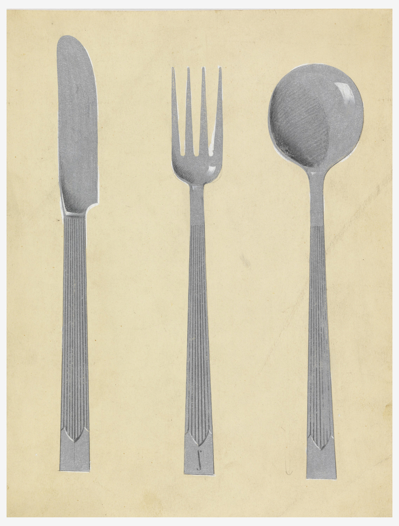 776x1024 drawing, design for knife, fork and spoon, objects - Knife And Fork Drawing