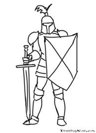 194x269 how to draw knights cartoon characters drawing tutorials - Knight Cartoon Drawing