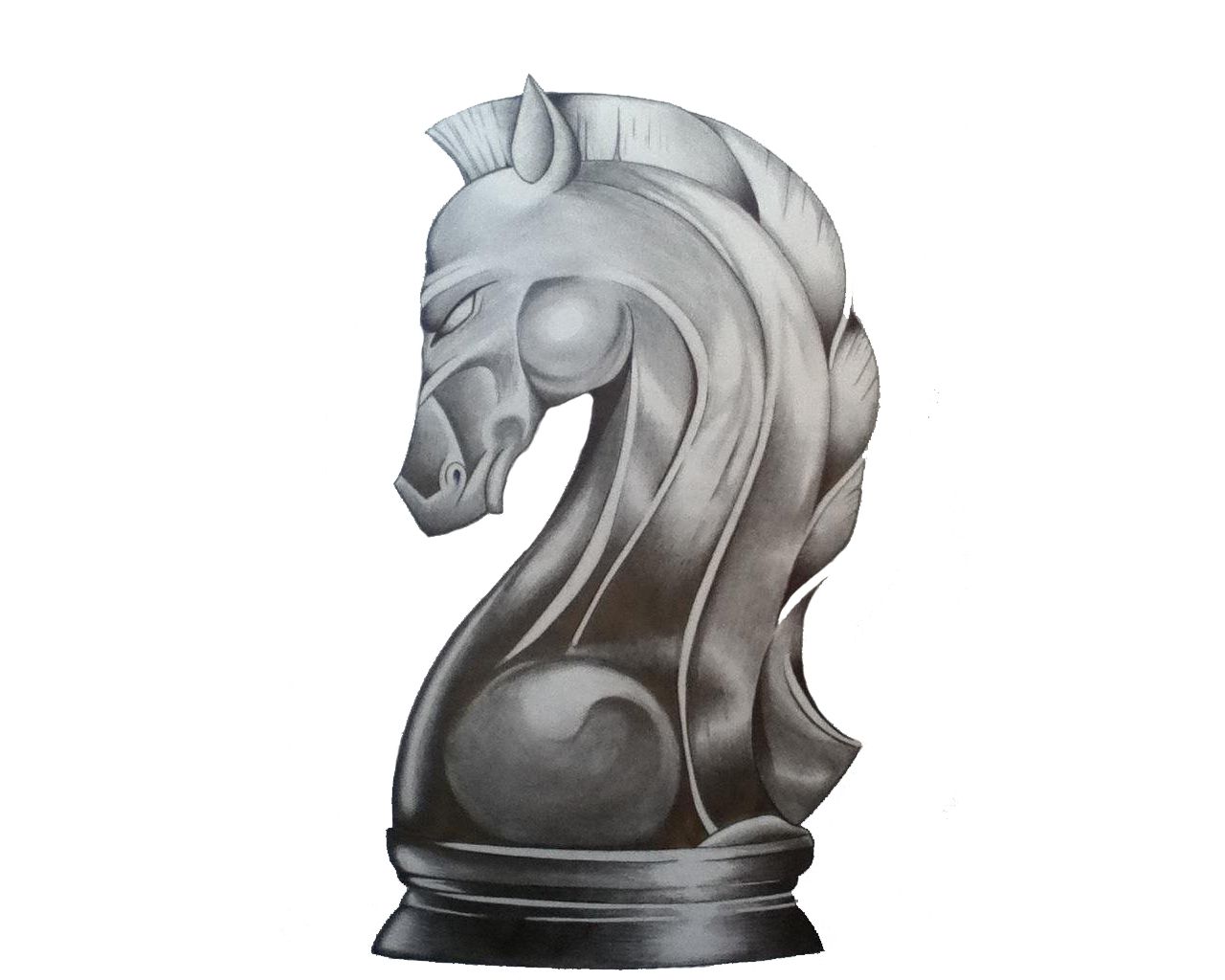 Knight Chess Piece Drawing at Explore collection