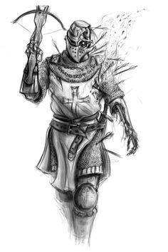 236x354 Knight Drawing - Knight Drawing