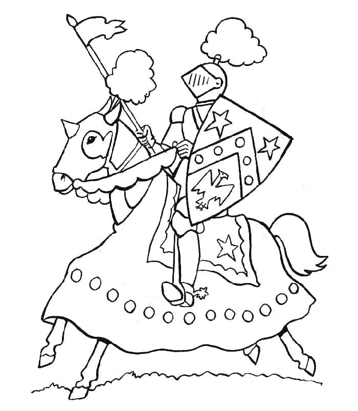 700x803 Knight Drawing Child For Free Download - Knight Drawing For Kids