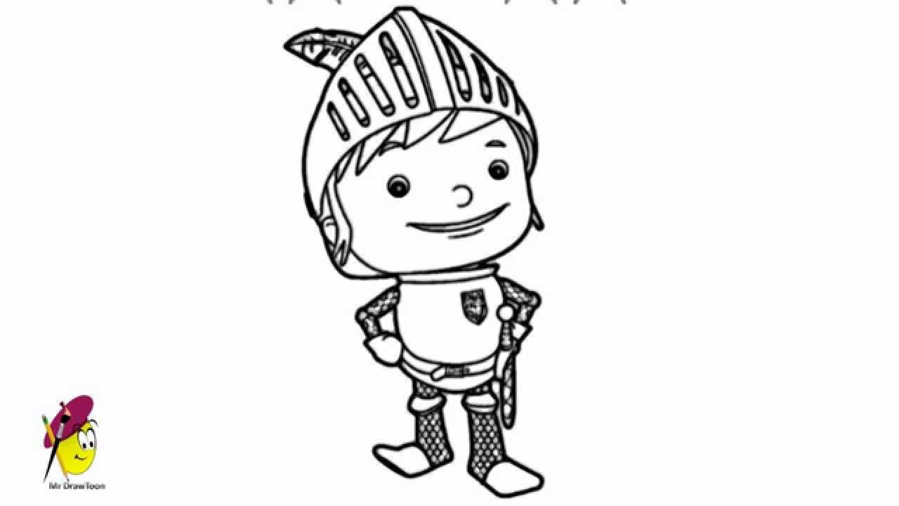 1280x720 Mike The Knight - Knight Drawing For Kids