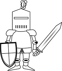 210x239 Simple Knight Drawing - Knight Drawing For Kids