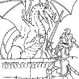 160x160 Kamen Rider Dragon Knight Coloring Pages - Knight Fighting Dragon Drawing