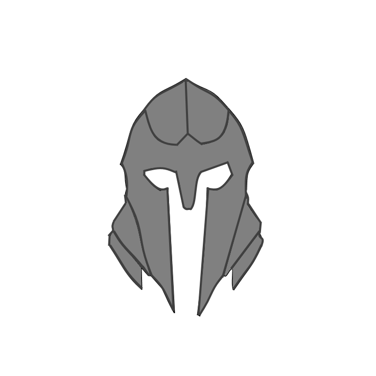 736x736 Knight Helmet - Knight Helmet Drawing