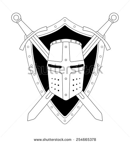 427x470 Collection Of Free Crusading Clipart Knight Helmet Download On Ui Ex - Knight Helmet Drawing
