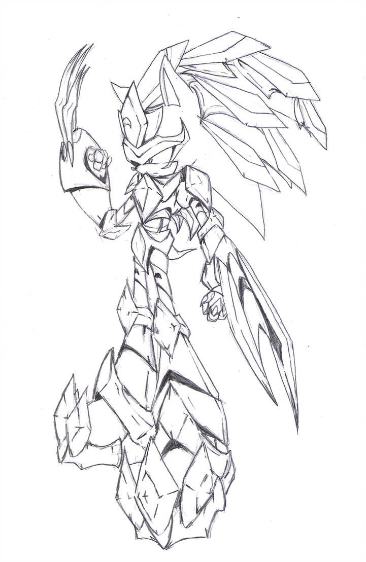 721x1108 Sky Knight Armor Sketch - Knight In Armor Drawing