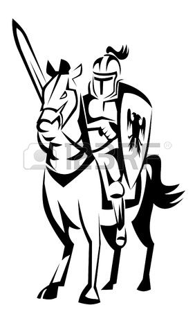 282x450 knight rider horse in decorating ideas knight, horse clip - Knight On Horse Drawing