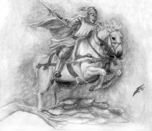 531x456 Pictures Of Knight Horse Drawing - Knight On Horse Drawing