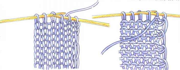 703x274 slip stitch and passing slip stitch over - Knitting Drawing