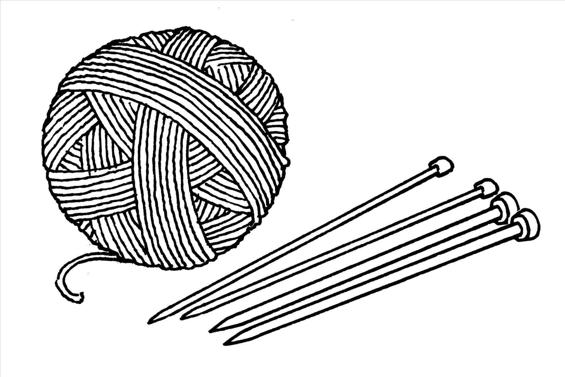 Knitting Needles Drawing at PaintingValley.com | Explore collection of ...
