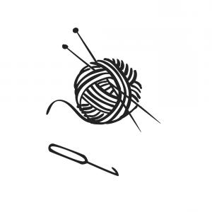Knitting Needles Drawing at PaintingValley.com | Explore collection of ...