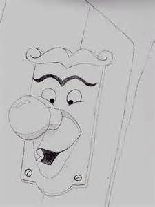 225x300 door knob alice in wonderland drawings - Knob Drawing