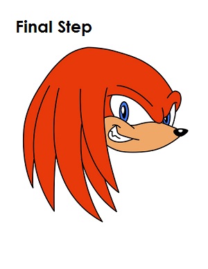 300x388 how to draw knuckles - Knuckles Drawing
