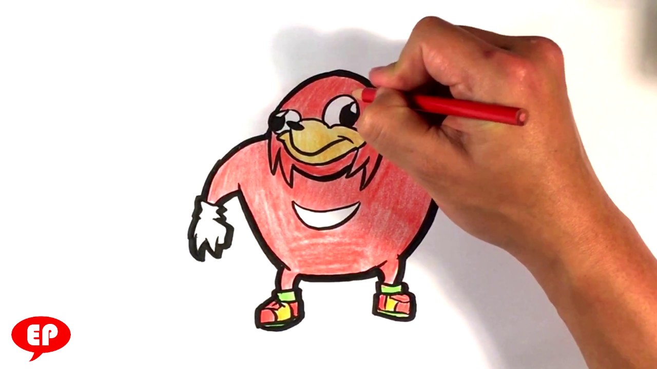 1280x720 how to draw uganda knuckles - Knuckles Drawing