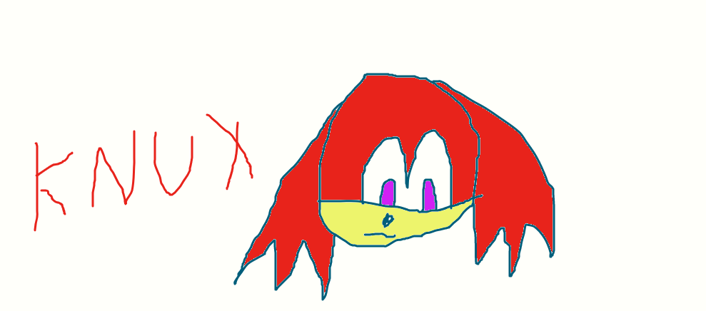 989x436 knuckles drawing - Knuckles Drawing
