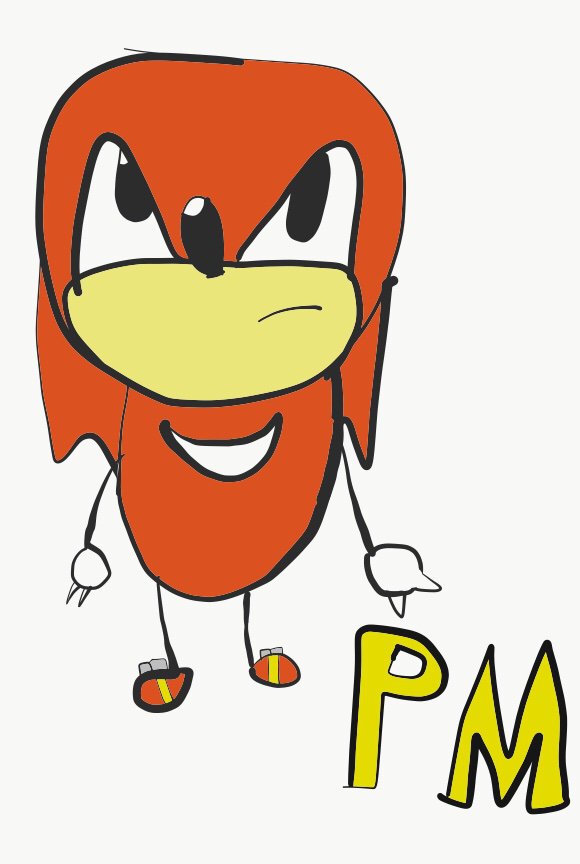 580x864 knuckles drawing sonic the hedgehog! amino - Knuckles Drawing