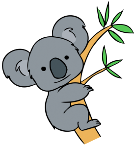 277x300 free cute koala clip art clip artorders koala illustration - Koala Bear Cartoon Drawing