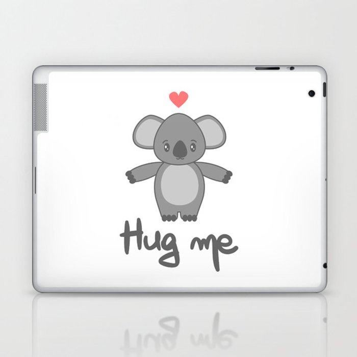 700x700 Cute Hand Drawn Lettering Hug Me With Cartoon Lovely Koala Bear - Koala Bear Cartoon Drawing