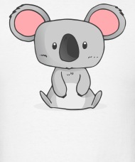 190x228 cartoon koala bear drawing clipart emoticon men's t shirt - Koala Bear Cartoon Drawing
