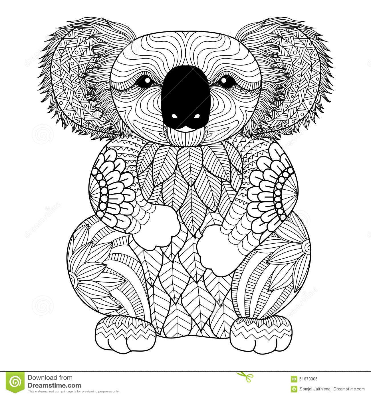 Koala Cartoon Drawing