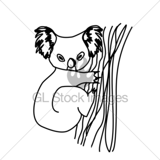 325x325 Koala Cartoon Drawing Gl Stock Images - Koala Cartoon Drawing