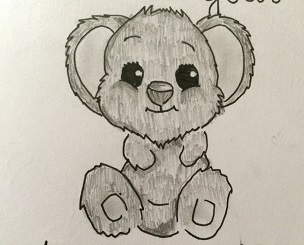 304x245 A Koala Drawing Tapasmi - Koala Drawing