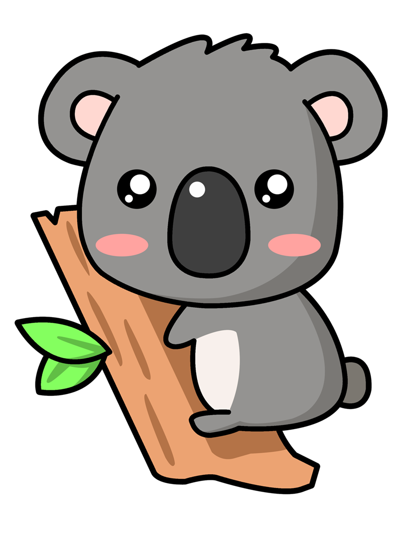 800x1067 Collection Of Free Koala Drawing Hipster Download On Ui Ex - Koala Drawing Cute