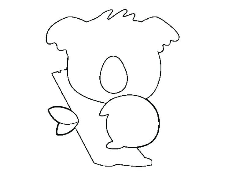 Download Koala Outline Drawing at PaintingValley.com | Explore ...