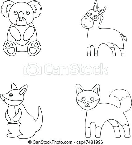 428x470 Koala Bear Outline Tattoo Vector Images Vectors Drawing Kangaroo - Koala Outline Drawing