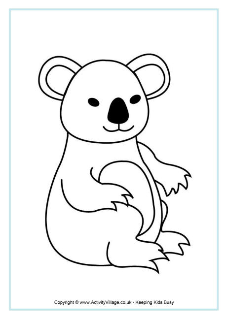 460x650 Koala Coloring Pages Inspirational Koala Outline Drawing - Koala Outline Drawing