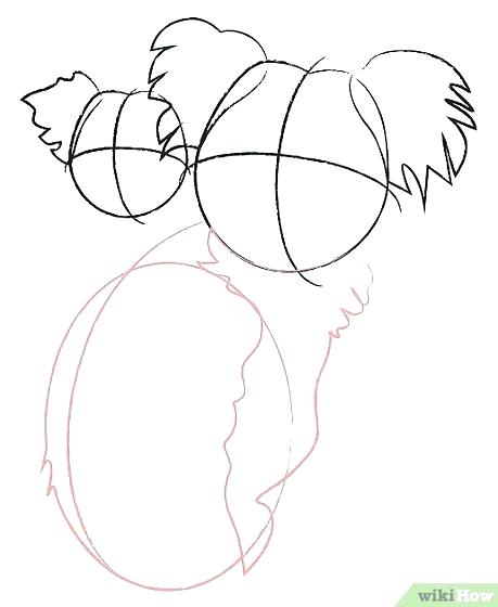 459x560 Koala Outline Koala Outline Bear How To Draw Bears Steps - Koala Outline Drawing