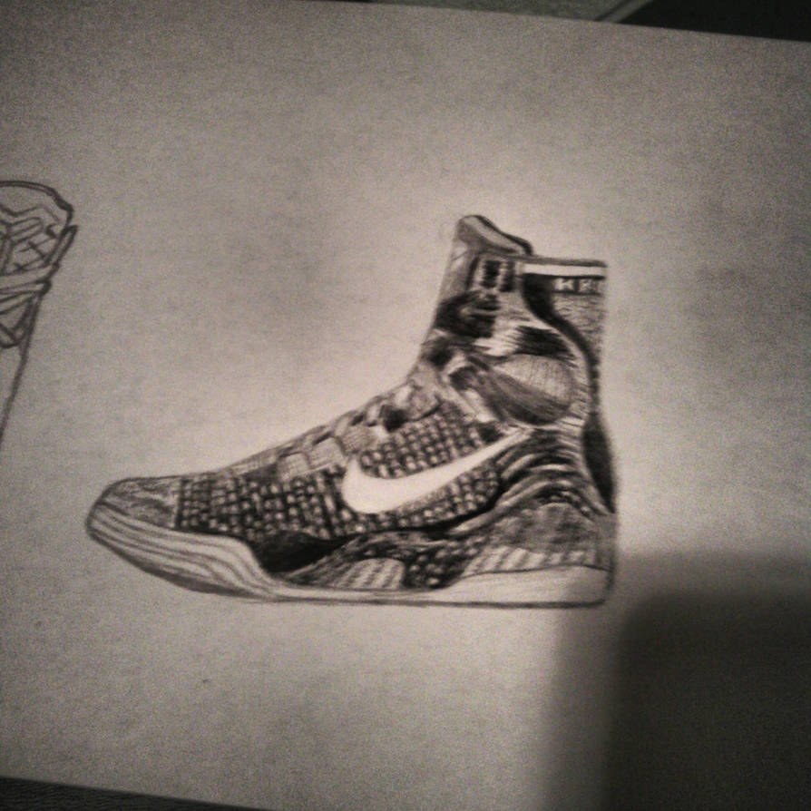 894x894 drawing of the kobe elite - Kobe 9 Drawing