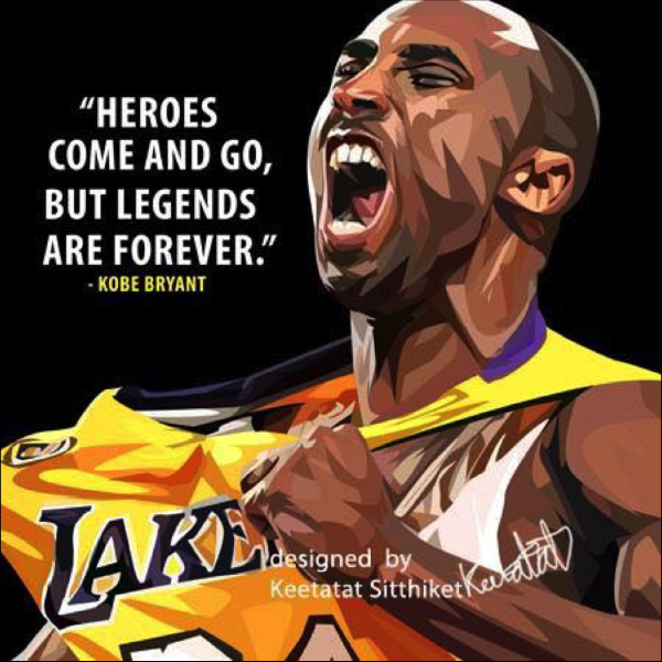 600x600 Drawing - Kobe Bryant Cartoon Drawing