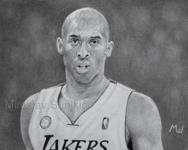 Kobe Bryant Drawing at PaintingValley.com | Explore collection of Kobe ...