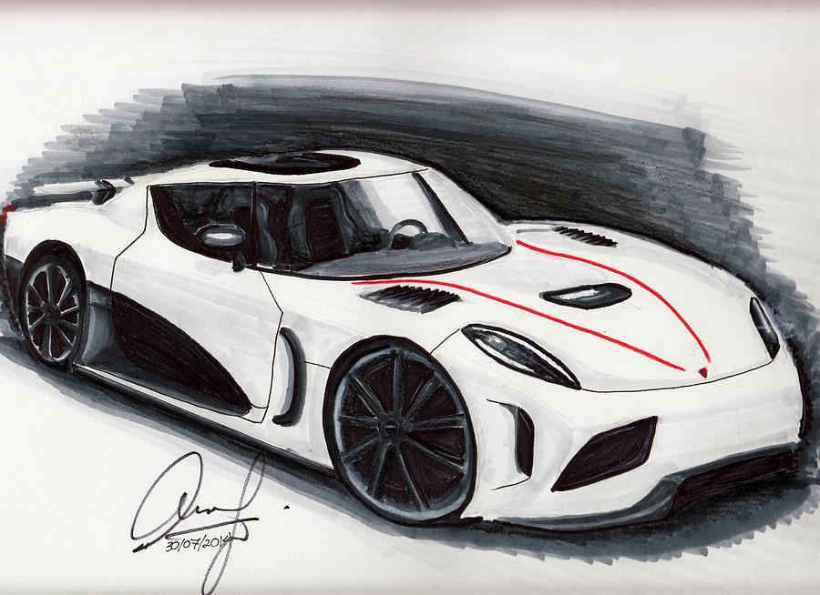 900x654 koenigsegg agera r drawing - Koenigsegg Drawing